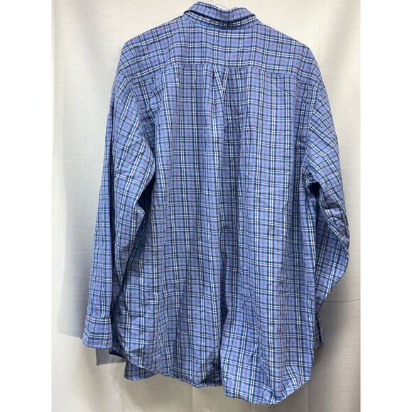Vineyard Vines Men’s Whale Shirt Long Sleeve Blue Size XL - Picture 3 of 5